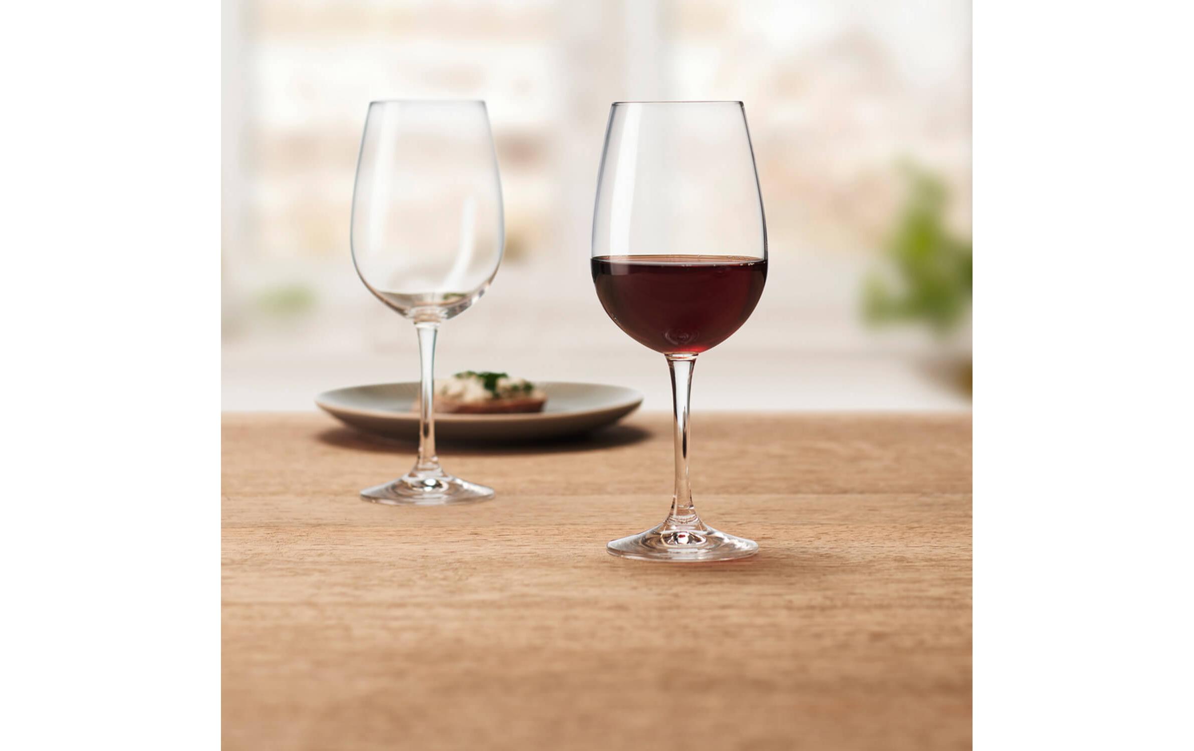 Montana Rotweinglas First+ 420 ml, 6 Stück, Transparent