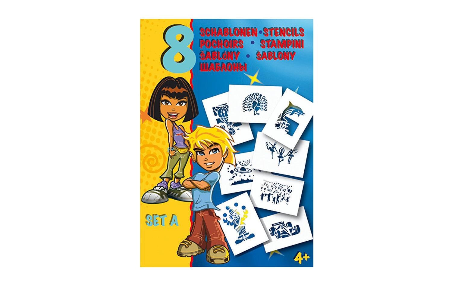 Malinos Schablone A5 Set A Mix