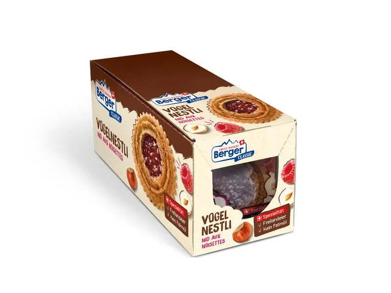 Berger Gebäck Vogelnestli 10 x 74 g Berger Gebäck Vogelnestli 10 x 74 g