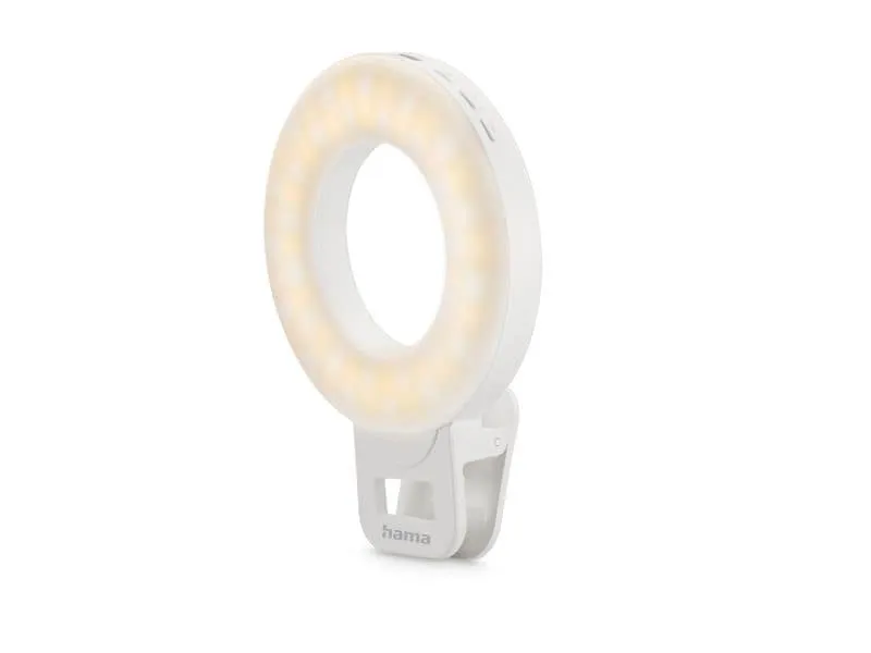 Hama ToGo Clip-On, aufladbar, weiss