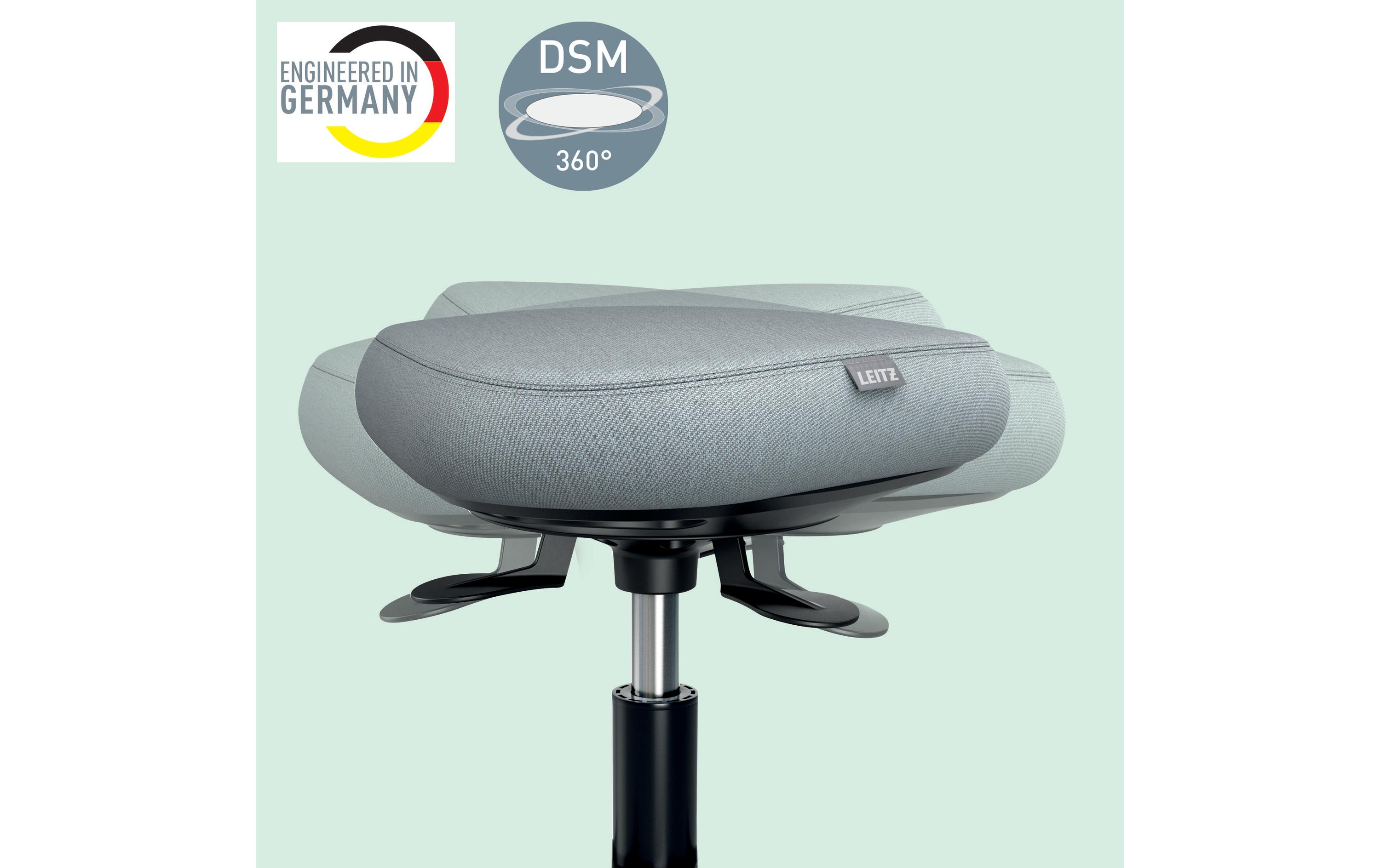 Leitz Ergonomischer Sitzhocker Activ mit Rollen