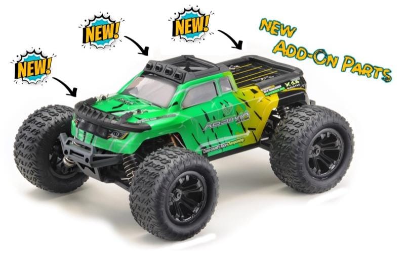 Absima Monster Truck MINI AMT gelb/grün, 4WD, RTR, 1:16 Absima Monster Truck MINI AMT gelb/grün, 4WD, RTR, 1:16