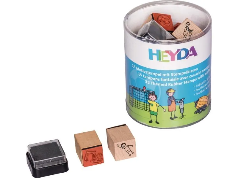 Heyda Stempelset Baustelle/Fussball Heyda Stempelset Baustelle/Fussball