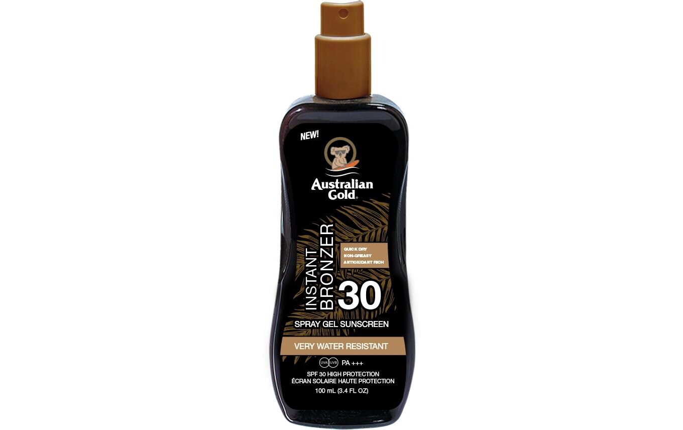 Australian Gold Sonnenspray Gel mit Bronzer SPF 30 100 ml