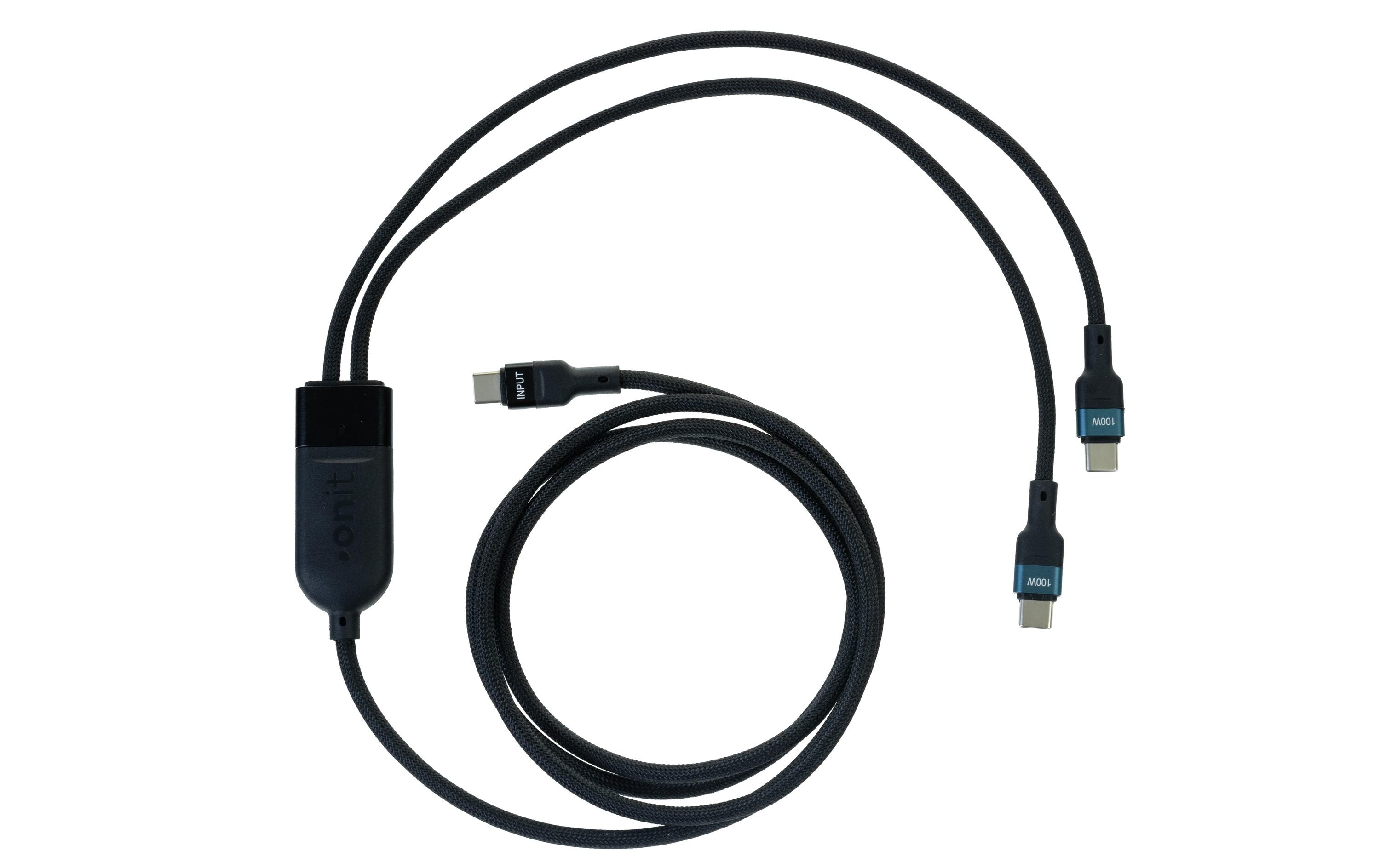 onit USB 2.0-Y-Kabel USB C - USB C, 1.5 m