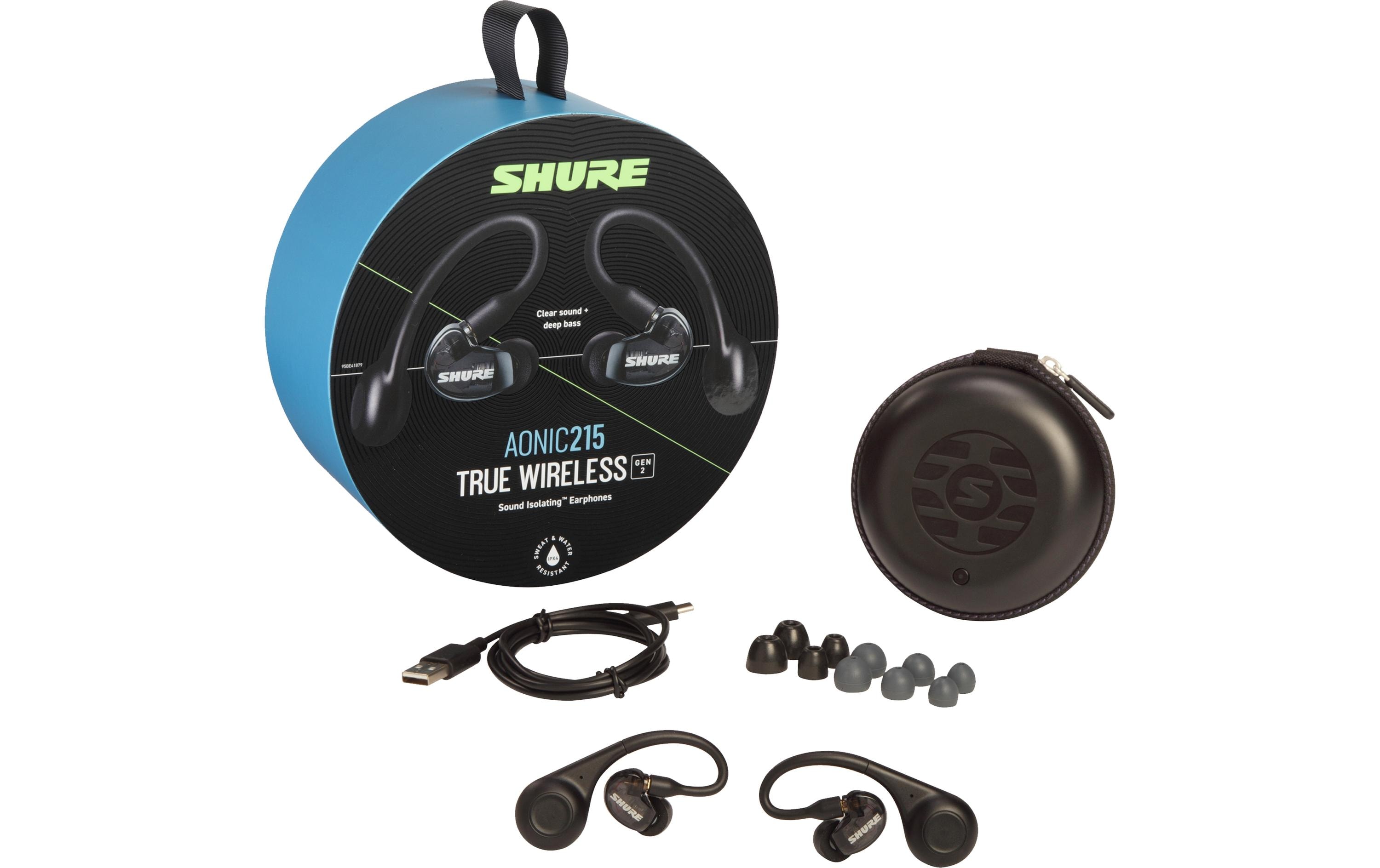 Shure Wireless In-Ear-Kopfhörer AONIC 215 GEN 2 Schwarz