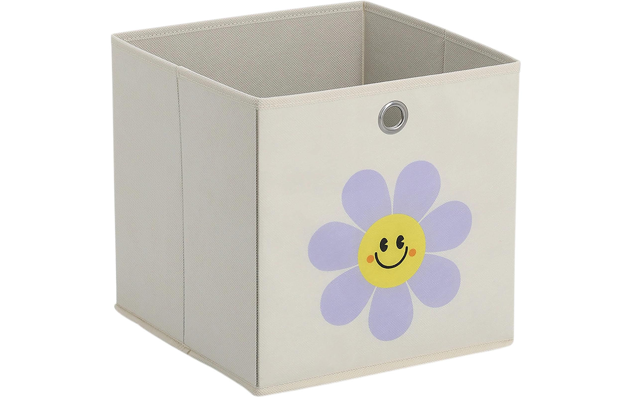 Zeller Present Aufbewahrungskorb Happy Flower 28 x 28 cm Zeller Present Aufbewahrungskorb Happy Flower 28 x 28 cm