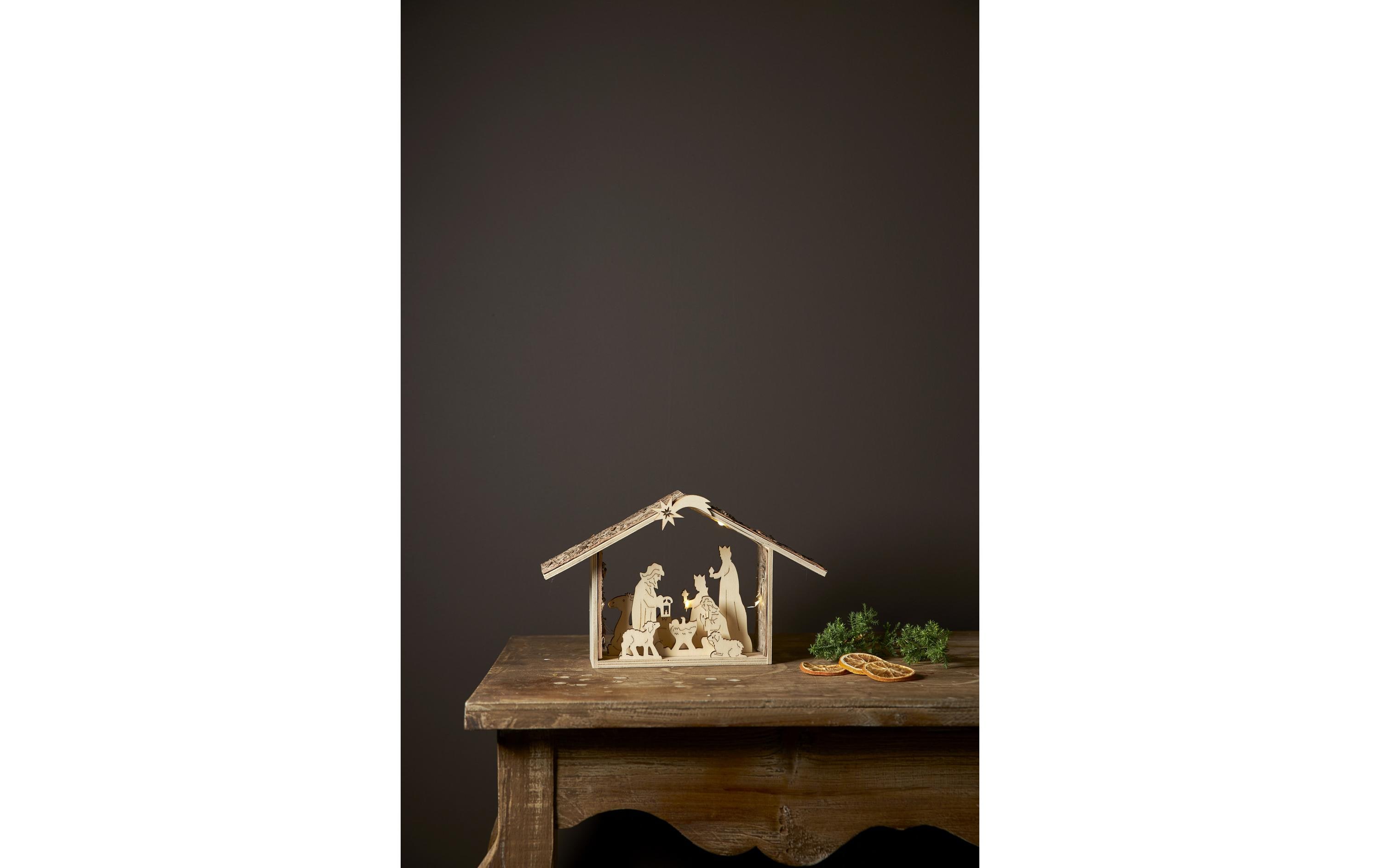 Star Trading Kerzenleuchter Yuletide, 26.5 cm, Natur Star Trading Kerzenleuchter Yuletide, 26.5 cm, Natur