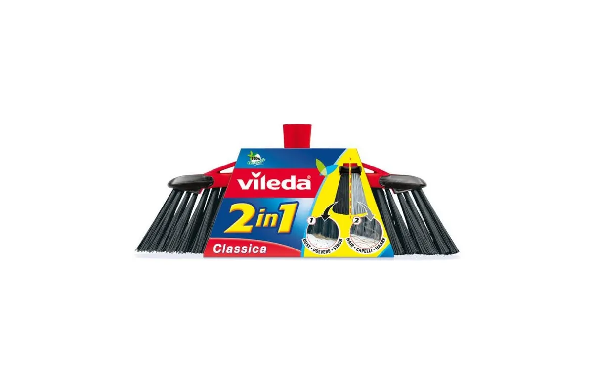 Vileda Besen-Kopf Classica 2 in 1, Schwarz Vileda Besen-Kopf Classica 2 in 1, Schwarz