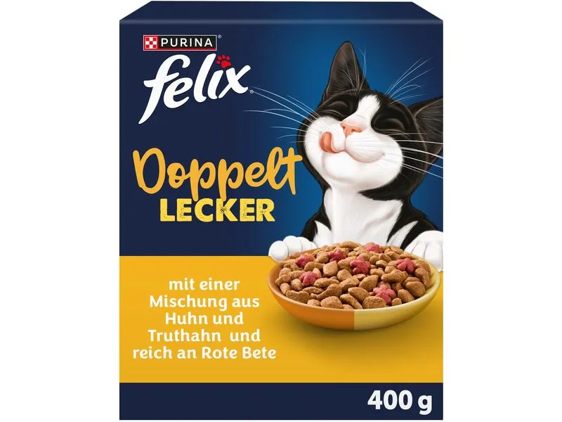 Felix Trockenfutter Doppelt Lecker Adult Geflügel 800 g Felix Trockenfutter Doppelt Lecker Adult Geflügel 800 g
