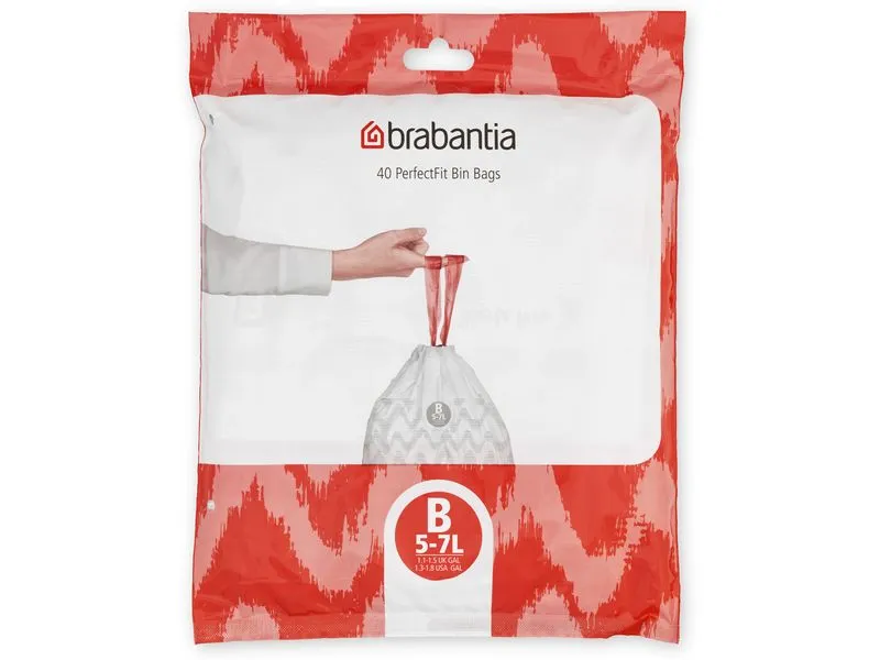 Brabantia Kehrichtsack PerfectFit B 5 l, 40 Stück Brabantia Kehrichtsack PerfectFit B 5 l, 40 Stück