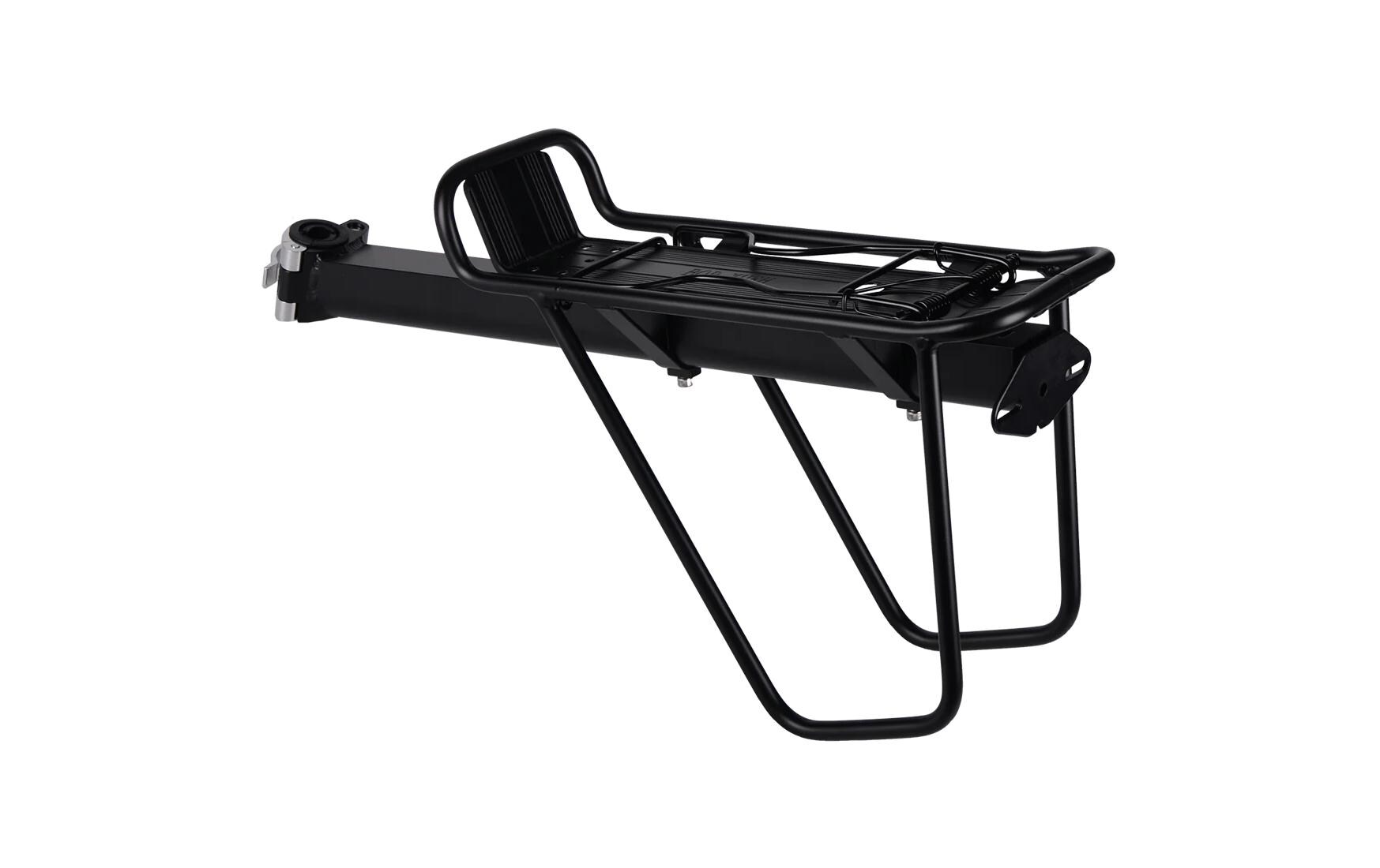 Incirca Gepäckträger mit Seitenhalter, Alu schwarz Incirca Gepäckträger mit Seitenhalter, Alu schwarz