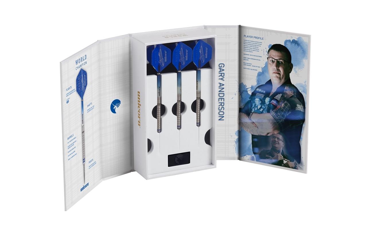 Unicorn Dartpfeile Gary Anderson World Champion 21g 3 Stück