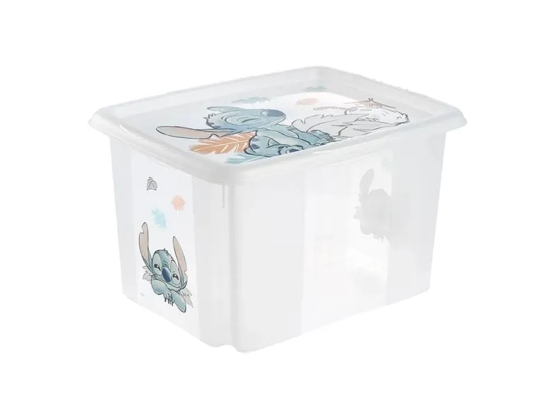 keeeper Karolina Stitch Aufbewahrungsbox Kunststoff 30 L Transparent keeeper Karolina Stitch Aufbewahrungsbox Kunststoff 30 L Transparent