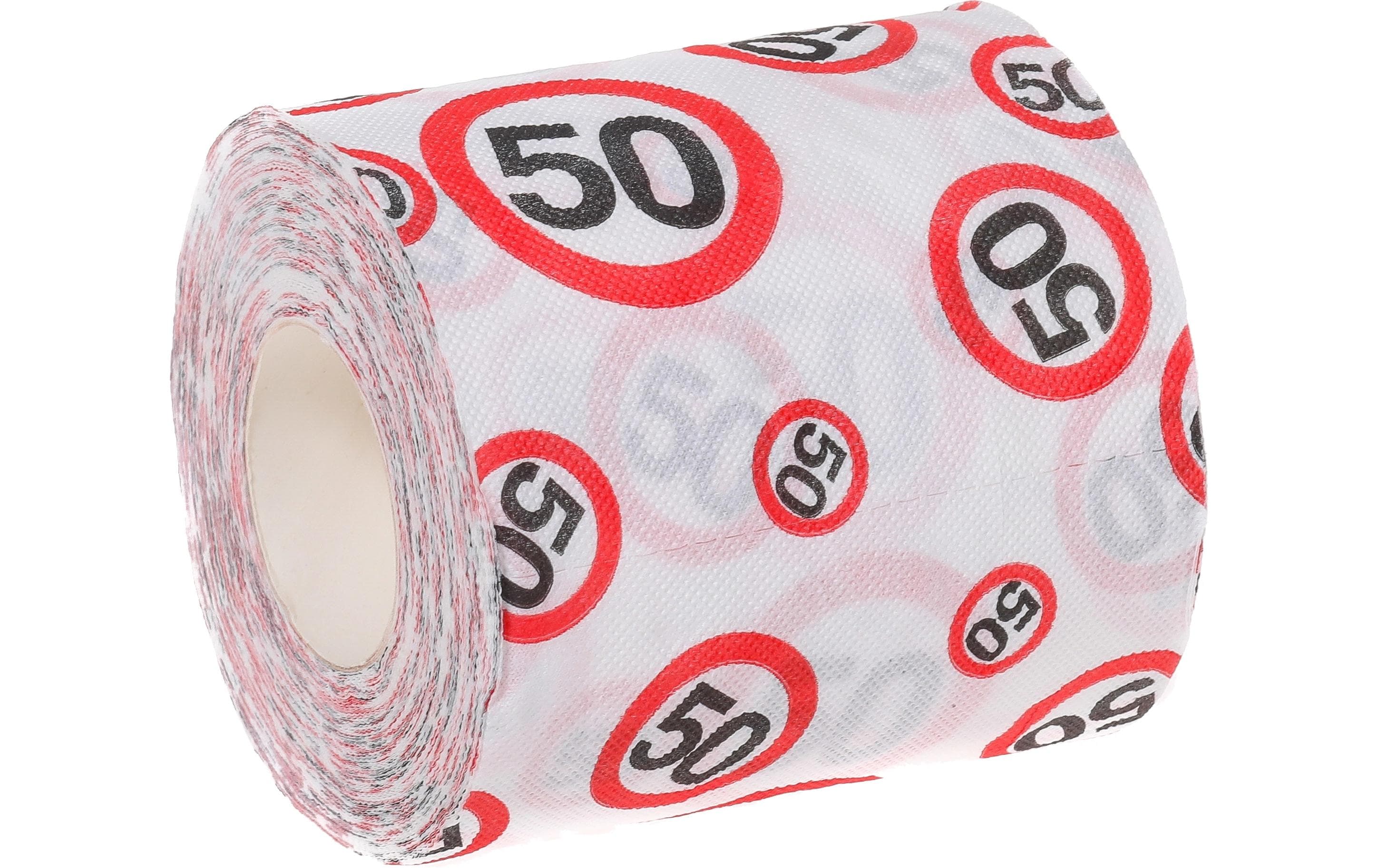 Trendcompany Scherzartikel WC Papier 50. Geburtstag