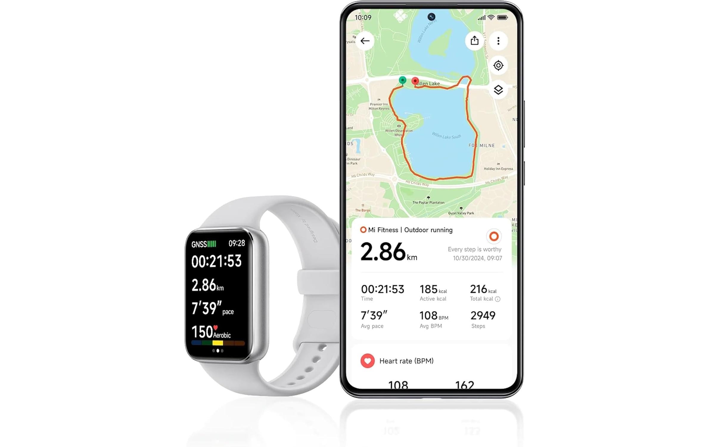 Xiaomi Smart Band 9 Pro Moonlight Silver