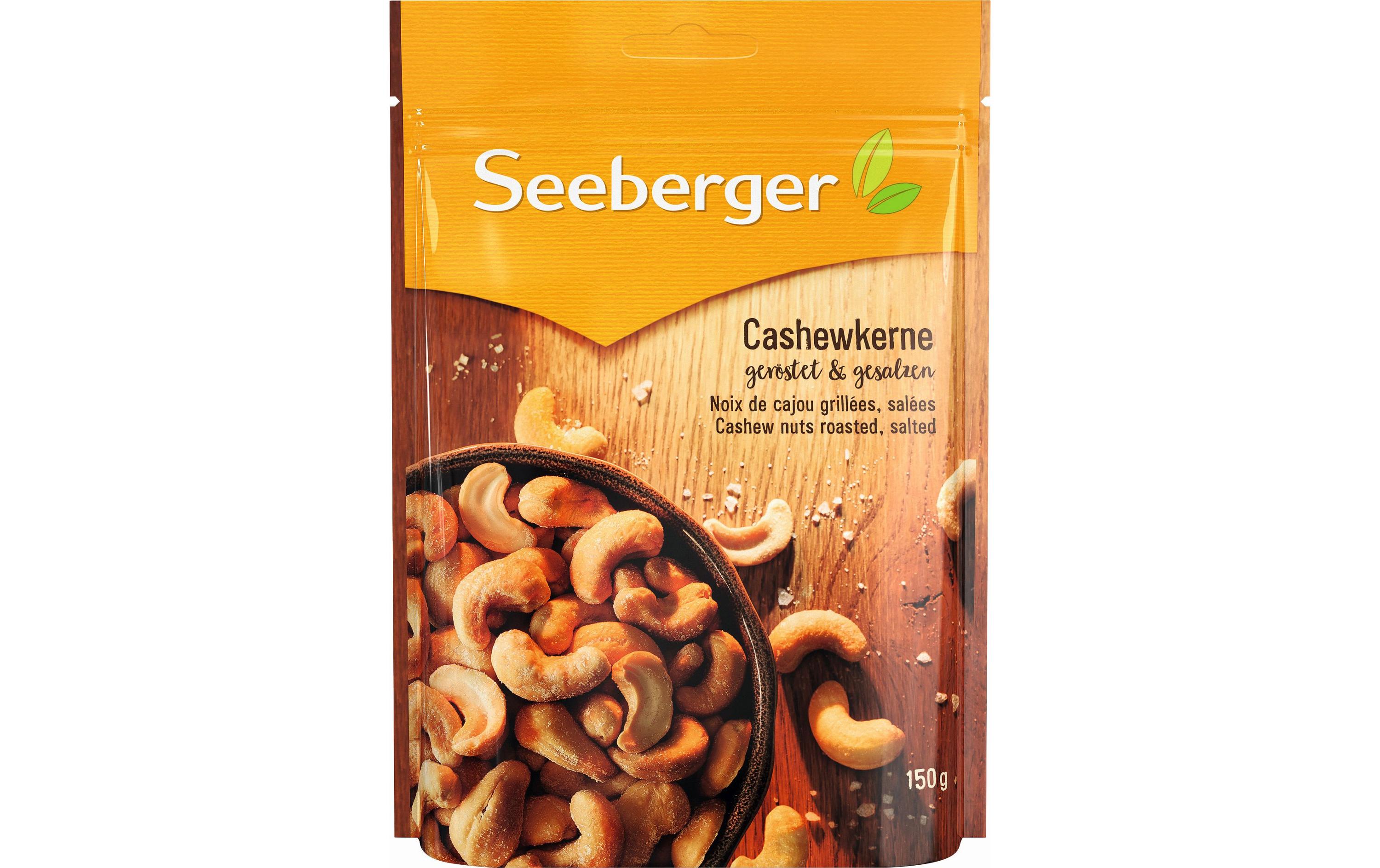 Seeberger Beutel Cashewkerne geröstet & gesalzen 150 g