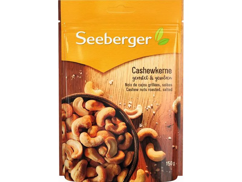 Seeberger Beutel Cashewkerne geröstet & gesalzen 150 g
