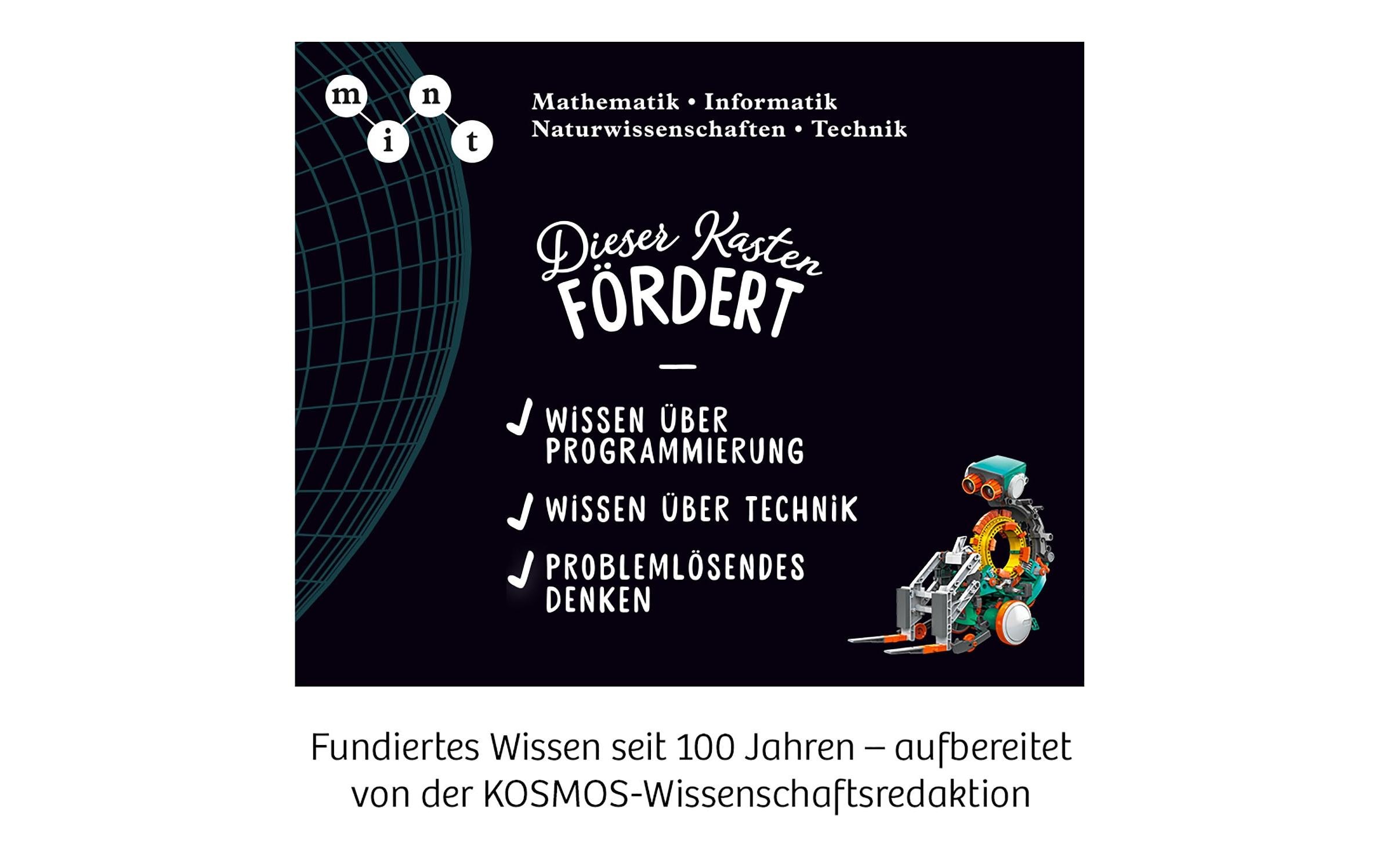 Kosmos Experimentierkasten Codix – Dein mechanischer Coding-Roboter