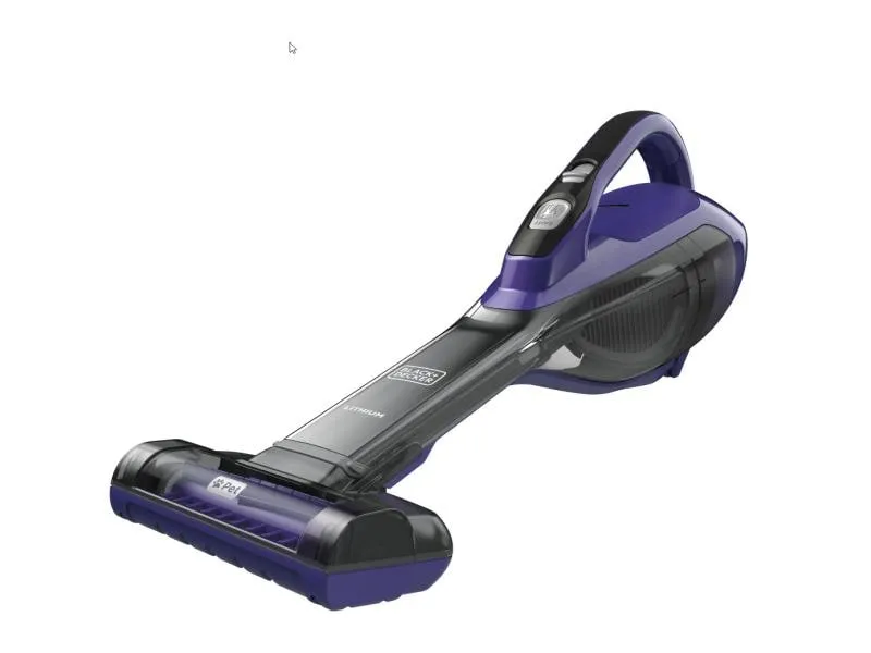 BLACK+DECKER Akku-Handsauger Dustbuster Pet Titanium/Violett
