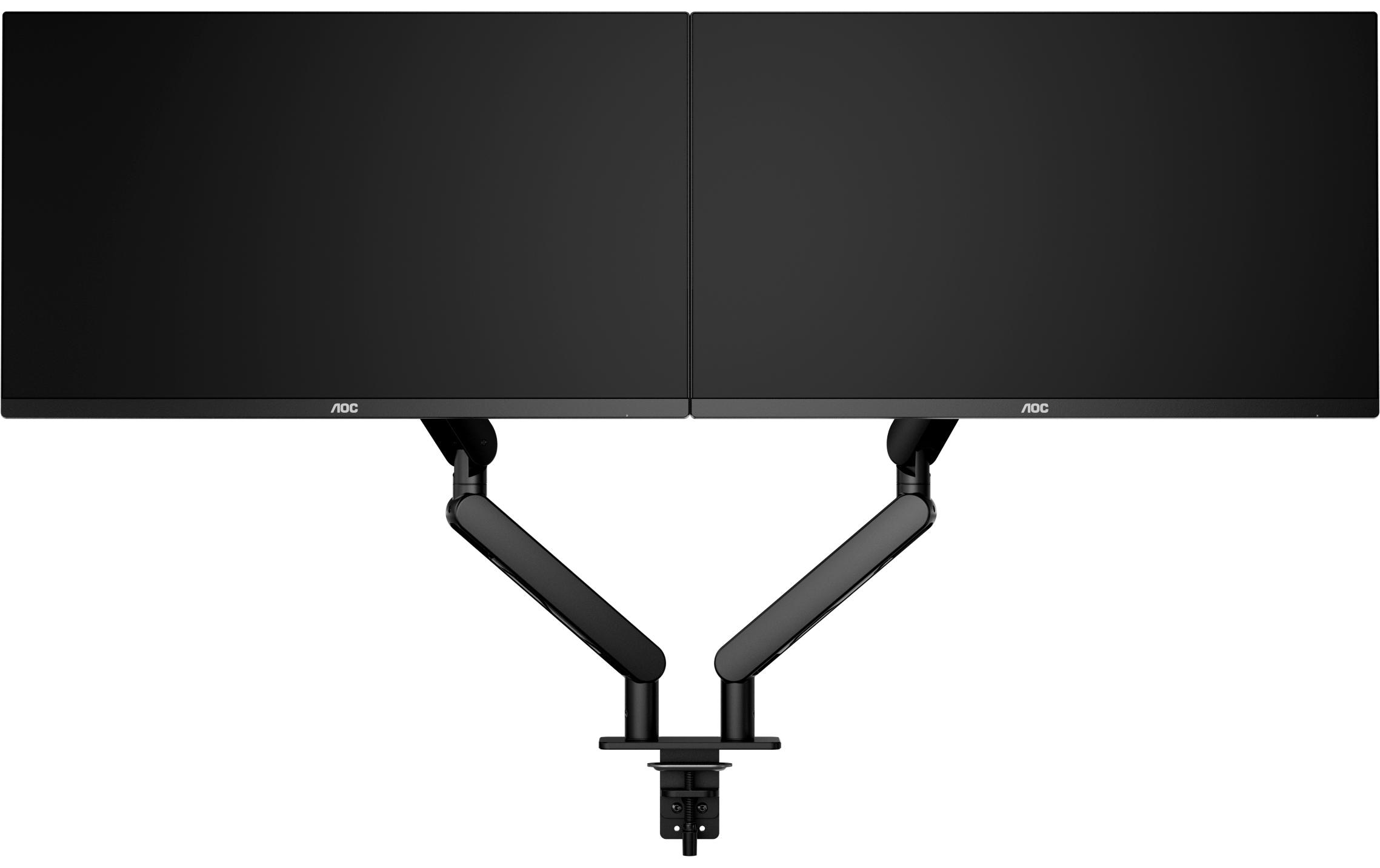 AOC Tischhalterung AM420B Dual bis 9 kg – Schwarz