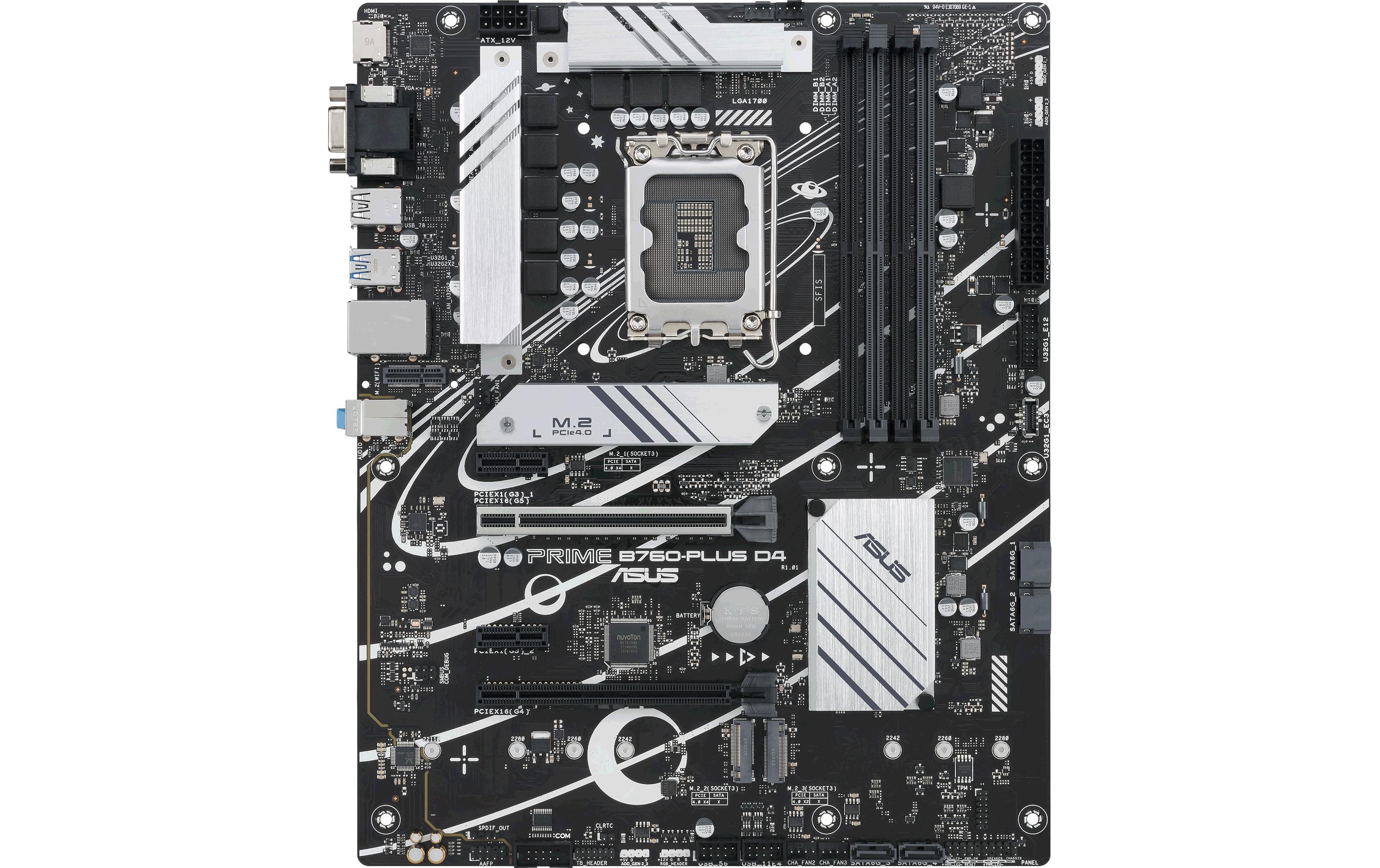 ASUS Mainboard PRIME B760 PLUS D4 ASUS Mainboard PRIME B760 PLUS D4