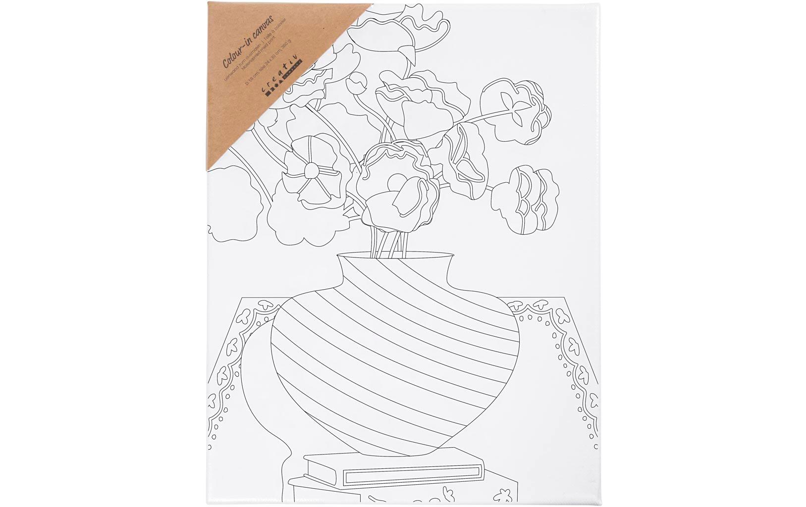 Creativ Company Keilrahmen Blumenstrauss 24 x 30 cm Creativ Company Keilrahmen Blumenstrauss 24 x 30 cm