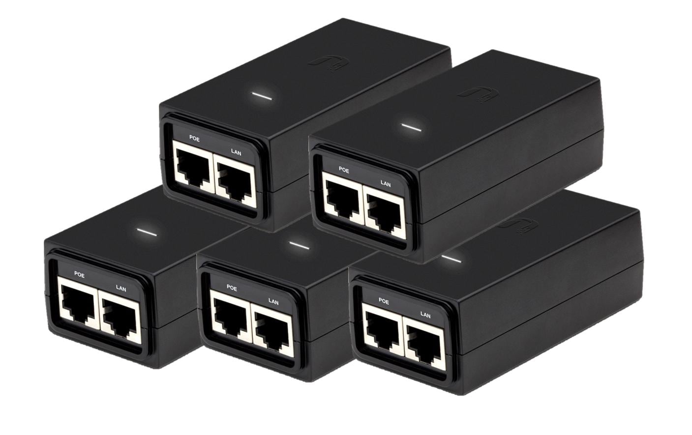 Ubiquiti PoE Injector POE-24-12W-5P 24 Volt GE passiv, 12Watt, 5-Set Ubiquiti PoE Injector POE-24-12W-5P 24 Volt GE passiv, 12Watt, 5-Set