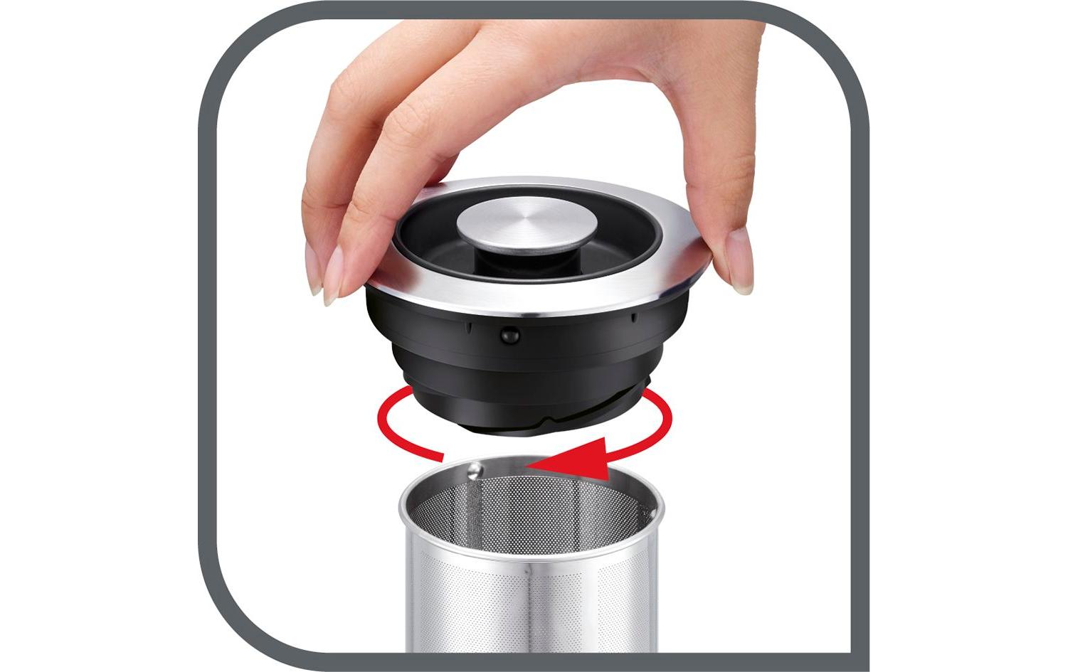 Tefal Wasserkocher BJ750D10 1.7 l, Schwarz/Silber