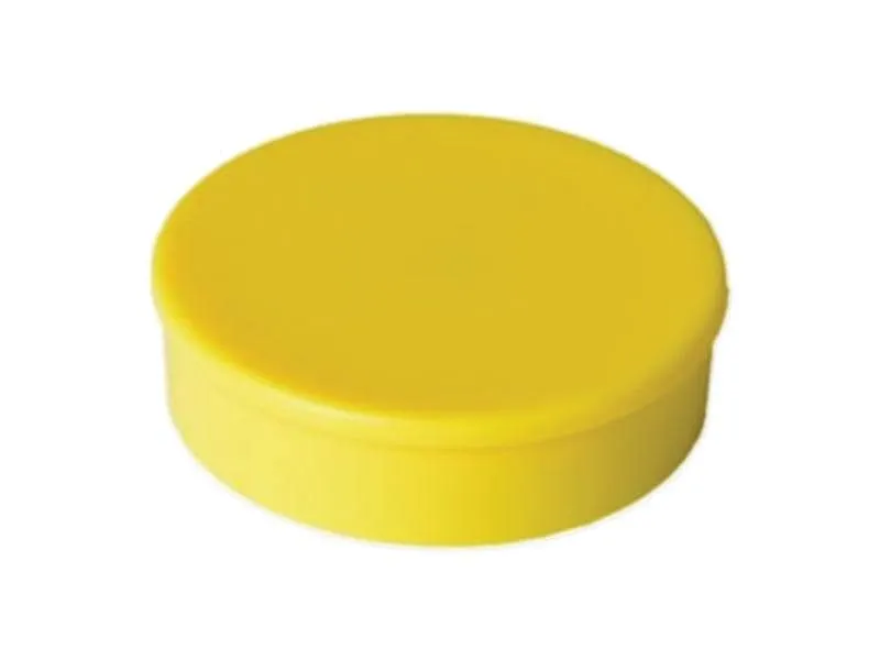 Berec Superhaftmagnet Ø 35 mm, 10 Stück, Gelb