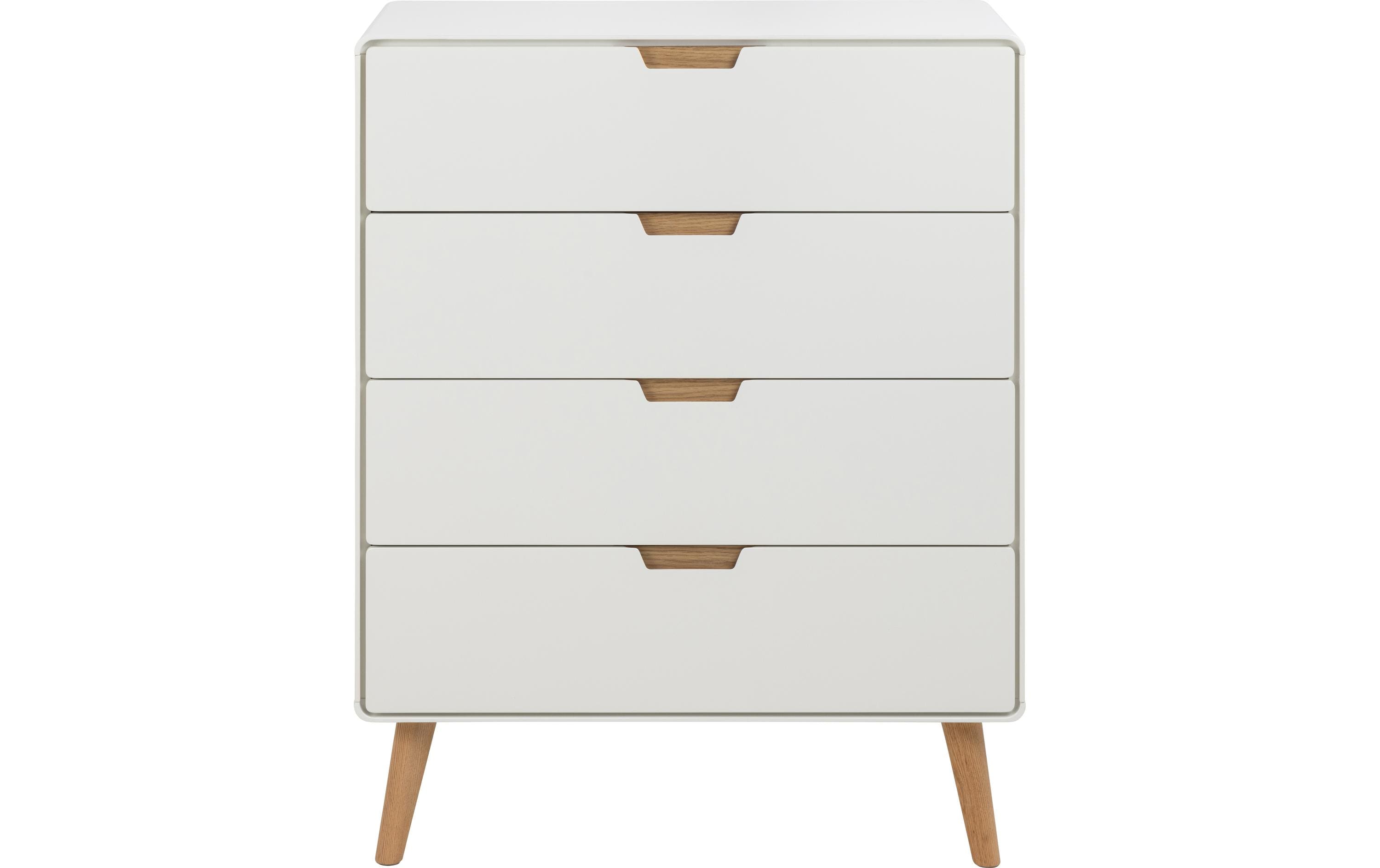 AC Design Kommode Lowell 80 x 100 cm, Weiss