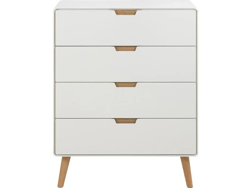 AC Design Kommode Lowell 80 x 100 cm, Weiss AC Design Kommode Lowell 80 x 100 cm, Weiss