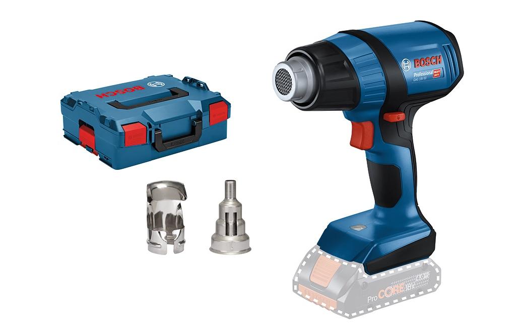 Bosch Professional Akku-Heissluftgebläse GHG 18V-50 Solo, L-Boxx Bosch Professional Akku-Heissluftgebläse GHG 18V-50 Solo, L-Boxx