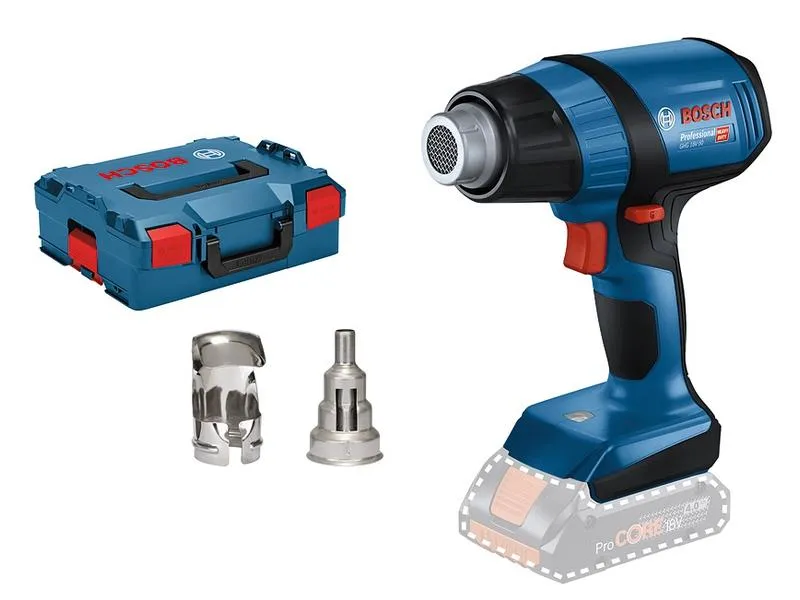 Bosch Professional Akku-Heissluftgebläse GHG 18V-50 Solo, L-Boxx Bosch Professional Akku-Heissluftgebläse GHG 18V-50 Solo, L-Boxx