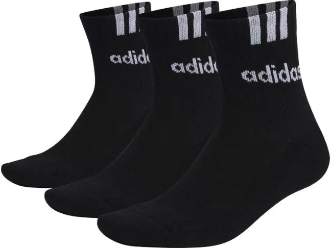 adidas Socken 3 Streifen Linear 37-39, black adidas Socken 3 Streifen Linear 37-39, black
