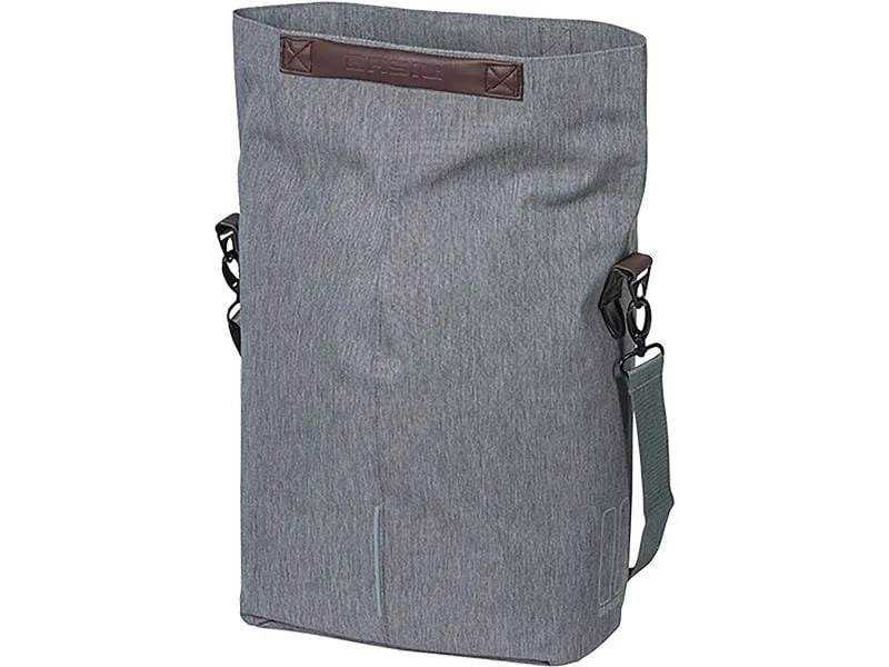 BASIL City Fahrradshopper MIK Hooks 14-16 l, grau meliert BASIL City Fahrradshopper MIK Hooks 14-16 l, grau meliert