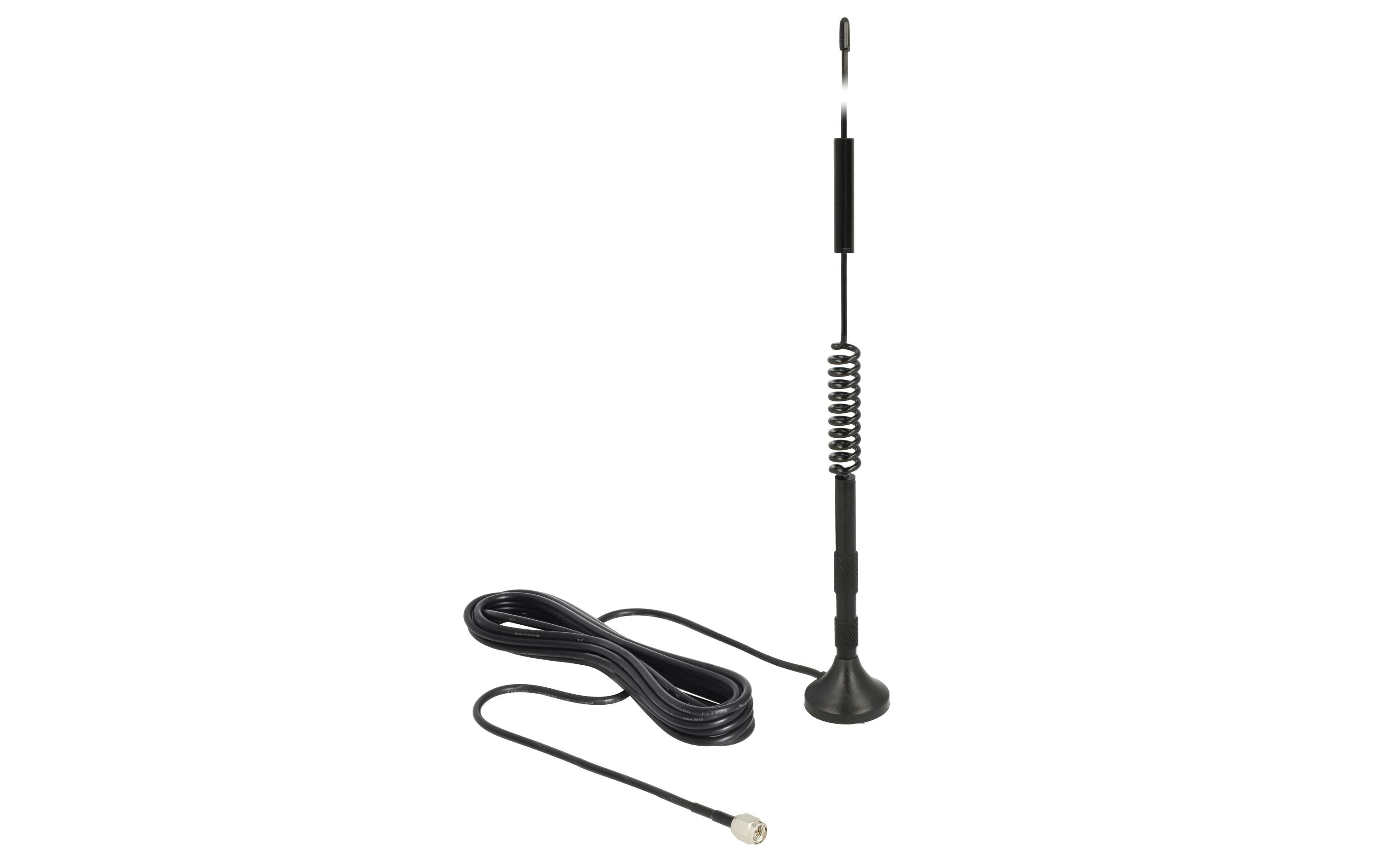 Delock LTE/LoRA-Antenne SMA 0.8-2.1GHz 32 cm SMA 5 dBi Rundstrahl Delock LTE/LoRA-Antenne SMA 0.8-2.1GHz 32 cm SMA 5 dBi Rundstrahl