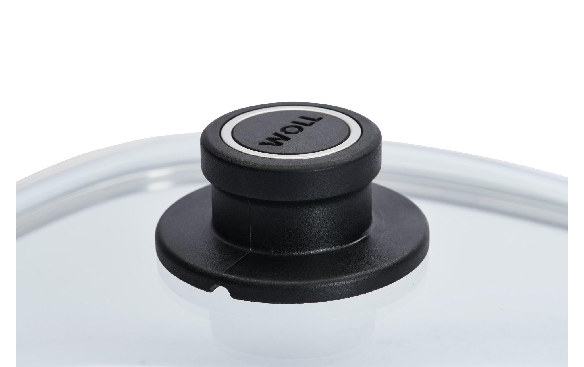 Woll Pfannendeckel 28 x 28 cm, Transparent