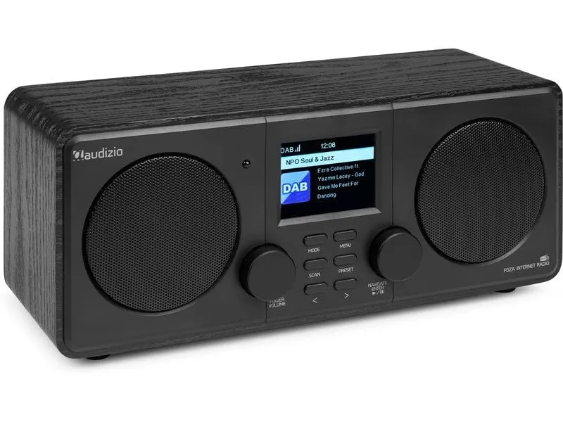 Audizio DAB+ Radio Foza Schwarz Audizio DAB+ Radio Foza Schwarz