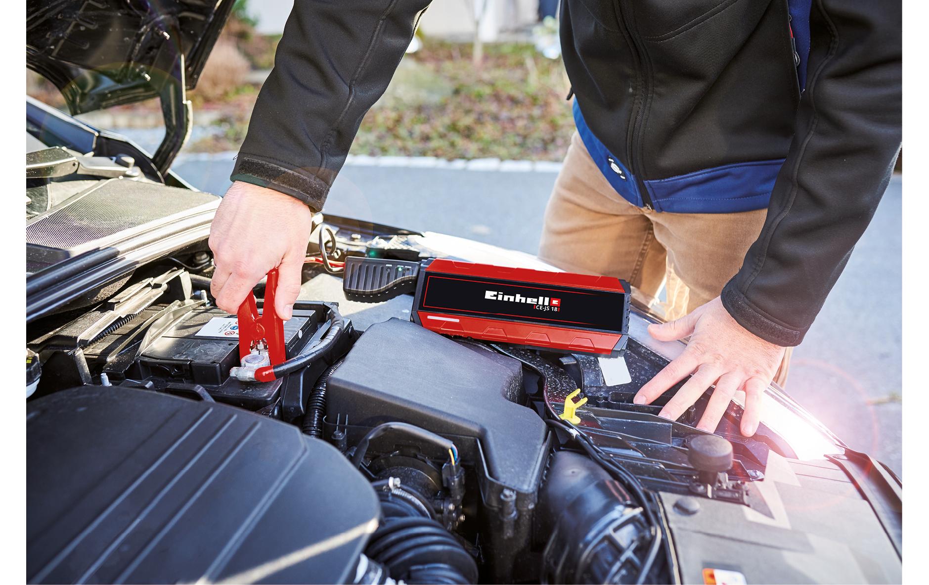 Einhell Automotive Starterbatterie mit Ladefunktion CE-JS 18 / 12V/ 300A