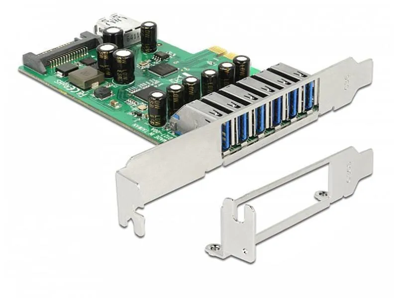 Delock PCI-Express-Karte 89377 USB 3.0 - 6x extern + 1x intern Delock PCI-Express-Karte 89377 USB 3.0 - 6x extern + 1x intern