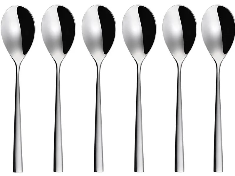 Sola Kaffeelöffel 6 Stück, Silber Sola Kaffeelöffel 6 Stück, Silber