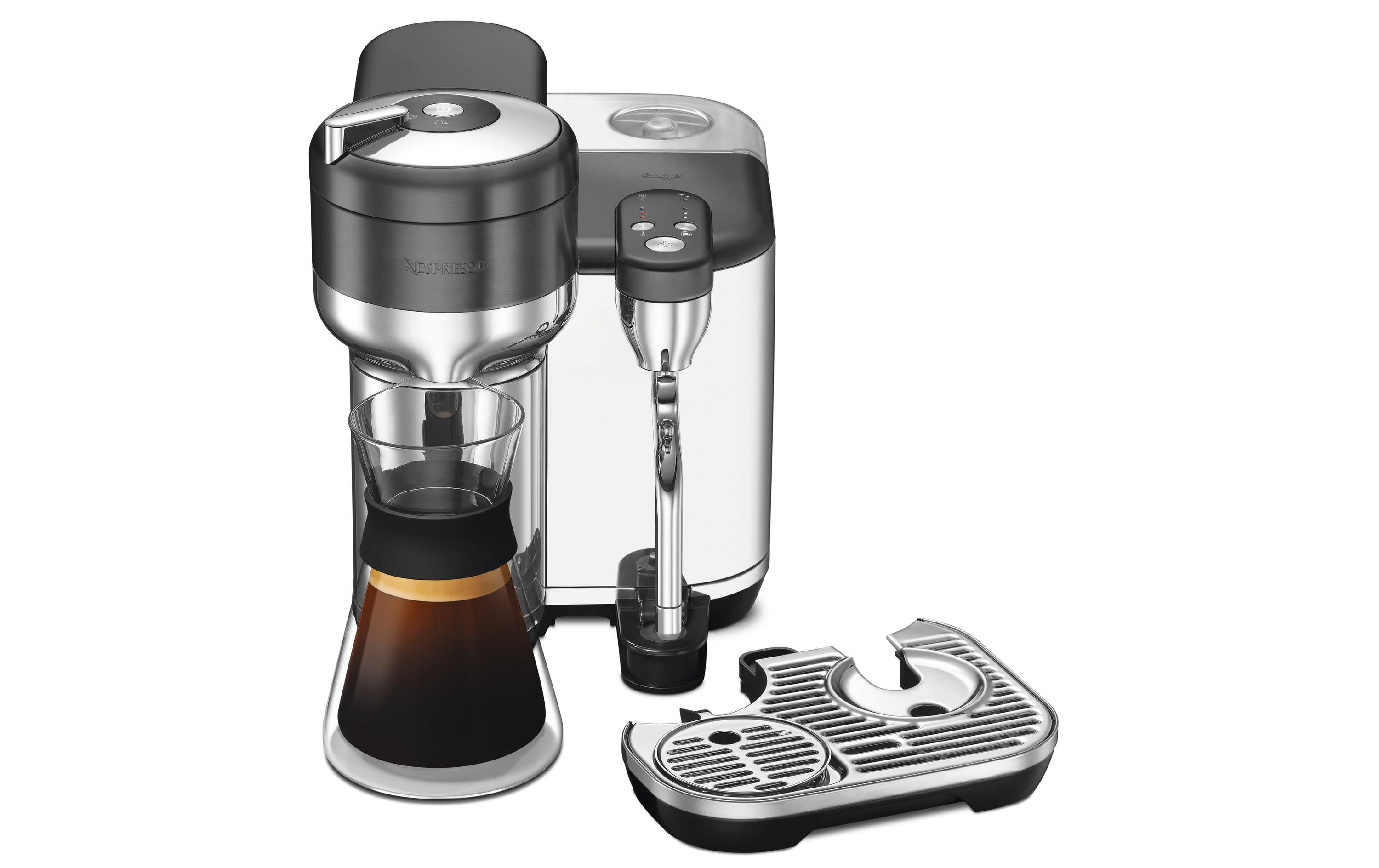 Sage Kaffeemaschine Nespresso Vertuo Creatista Black Steel Sage Kaffeemaschine Nespresso Vertuo Creatista Black Steel