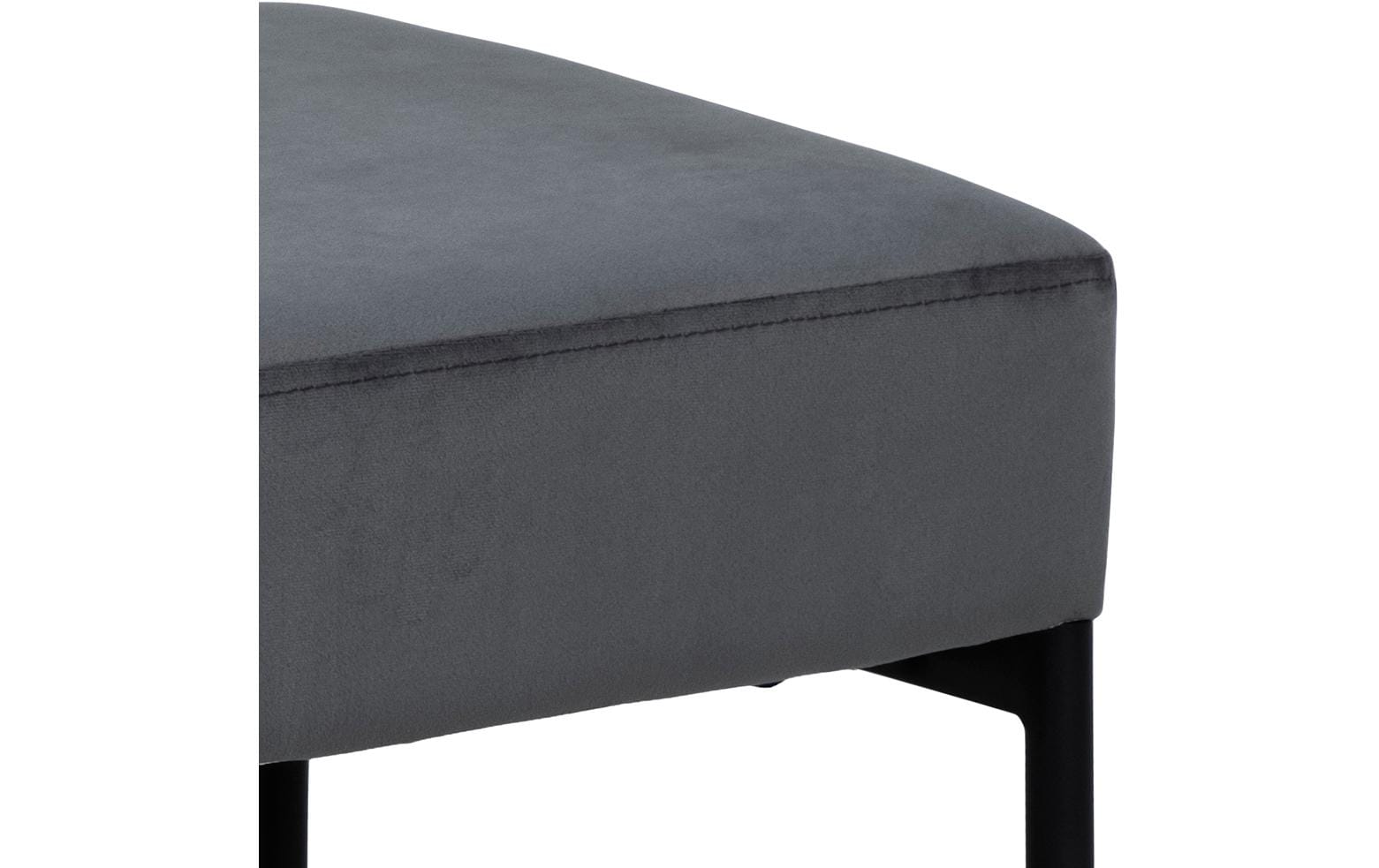 AC Design Sitzbank Xenia 95 x 46 cm, Dunkelgrau