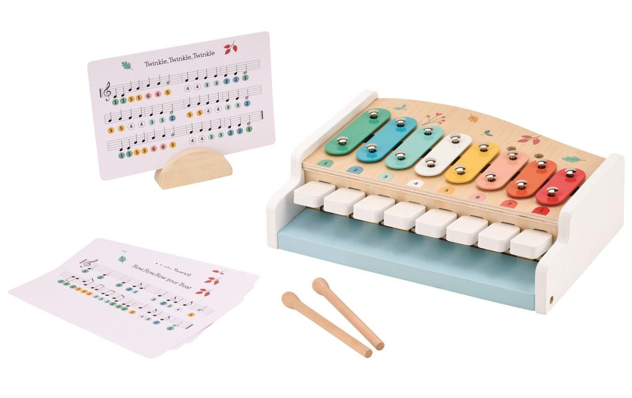 Spielba Holzspielwaren Piano und Xylophon 2 in 1 Spielba Holzspielwaren Piano und Xylophon 2 in 1