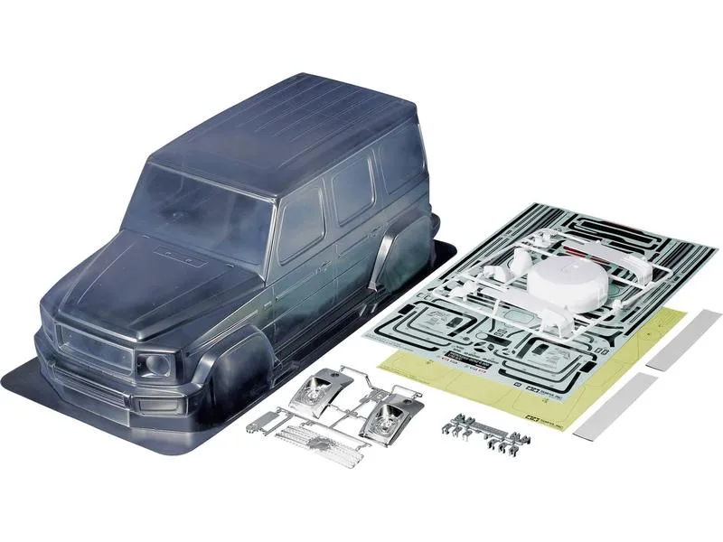 Tamiya Karosserie Mercedes Benz G 500 1:10, unlackiert Tamiya Karosserie Mercedes Benz G 500 1:10, unlackiert
