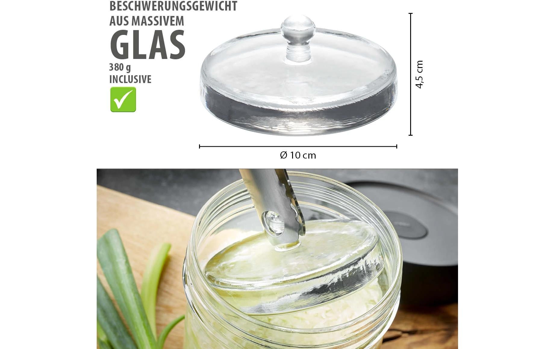 GEFU Fermentationsglas NATIVO 4-teilig, 1 L