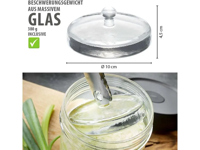 GEFU Fermentationsglas NATIVO 4-teilig, 1 L GEFU Fermentationsglas NATIVO 4-teilig, 1 L