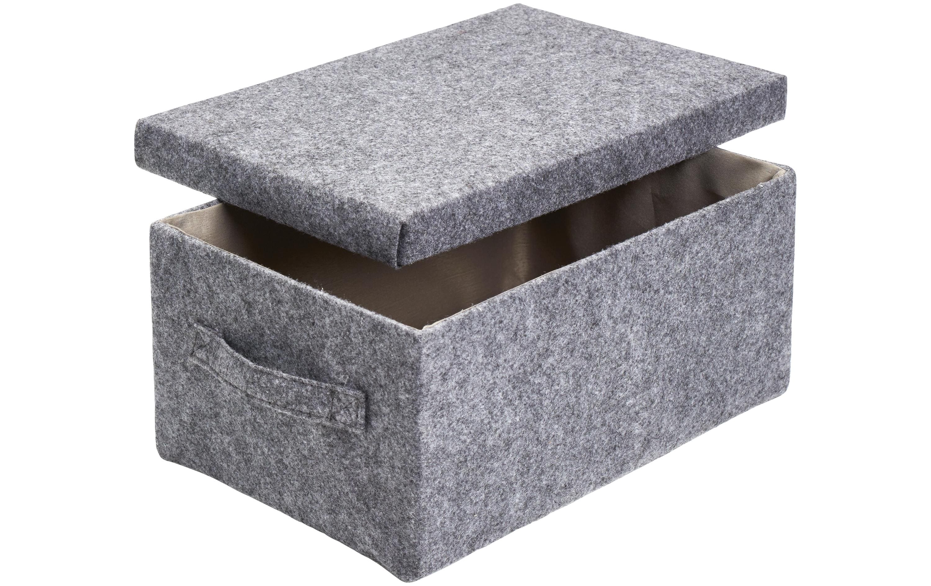 diaqua® Aufbewahrungsbox Stone 31 x 21 x 14 cm, Grau