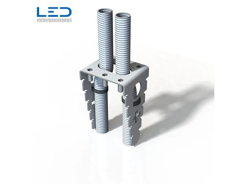 LED Werkstatt Ankerkorb zu E-Socket Energiesäule